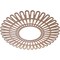 Ekena Millwork Cornelius Wood Fretwork Pierced Ceiling Medallion, Wood (Paint Grade), 40"OD x 14 7/8"ID x 3/8"T CMWP40X0375CRMF - alternate 4